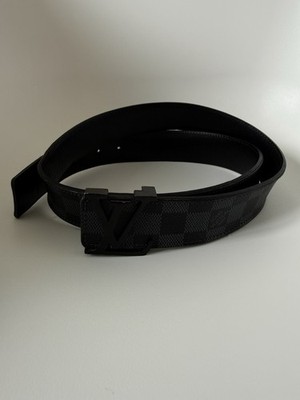 Louis Vuitton Gürtel DamierGraphite Schwarz