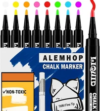 Chalk Markers for Blackboard - Chalkboard Markers - Liquid Chlak Pens for Chalk 