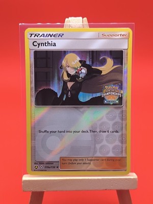 Cynthia 119A/156 Regional Championships Rare Promo Holo Pokemon Card Ultra  Prism | eBay