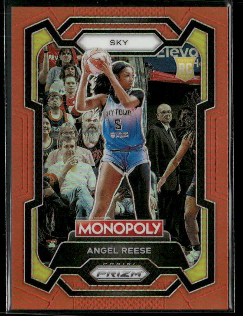 2024 Panini Prizm Monopoly WNBA #68 Angel Reese Orange #/124