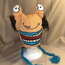 Vintage Nickelodeon  Aaahh Real Monsters Beanie Hat Krumm TV Show 2017 RARE