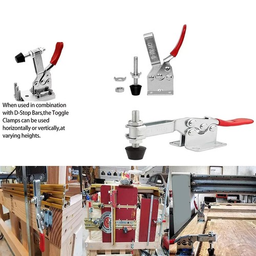 Metal Toggle Clamp Quick Toggle Release Horizontal Toggle Clamps Tool GH-201B - Picture 11 of 17