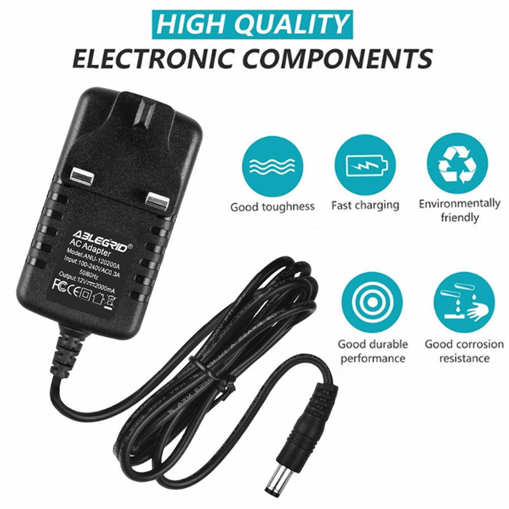 KFD Alimentatore di rete 12 V per Zebra Technologies ZQ600 ZQ610 ZQ620