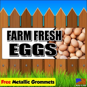 Download FARM FRESH EGGS Vinyl Banner Sign Flag Advertising Organic ...