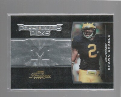 SHAWN CRABLE 2008 PRESTIGE PRESTIGIOUS PICKS BLACK CARD #PPI-2 /500