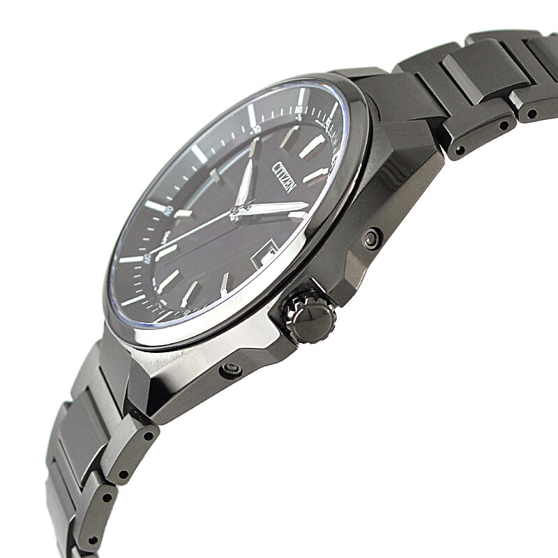 CITIZEN ATTESA CB3015-53E Black Titanium Eco-Drive Radio