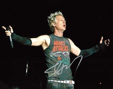 SPIDER ONE POWERMAN 5000 SINGER SIGNED AUTHENTIC 8X10 PHOTO K w/COA METAL PROOF 