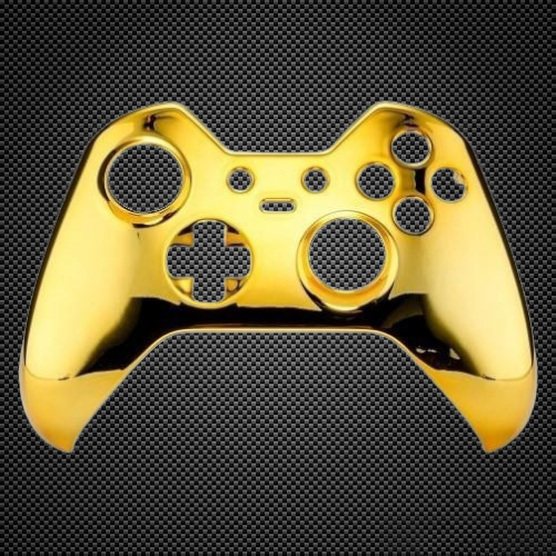Chrome Gold Xbox One Elite Custom Front Shell UK