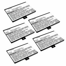 Cameron Sino 3.7V 1250mAh Li-ion Repl Battery For Barnes  Noble Nook Pack of 5