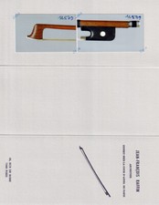 A rare, fine French certified violin bow by J.D. Adam, ca. 1825, EXCELLENT