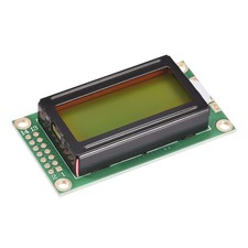 LCD Display Module 5V, 8x4 Green Display Screen LCD Module