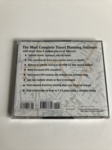 Street Atlas USA 2005 CD-ROM By Delorme | New Sealed - Picture 3 of 12
