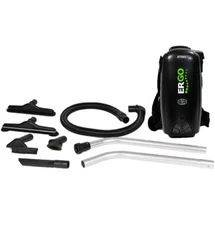 💥NEW IN BOX💥ERGO ATRIX VACBP1 HEPA BACKPACK VACUUM BLACK STANDARD BUNDLE