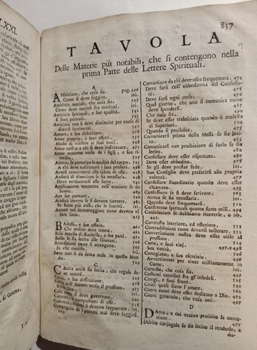 libro settecentina. OPERE DI SAN FRANCESCO DI SALES, VEnezia, Baglioni, 1748 - Foto 8 di 11