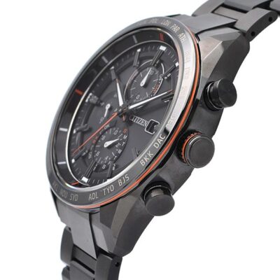 CITIZEN ATTESA Eco-drive AT8185-62E Black Men's Watch New in Box