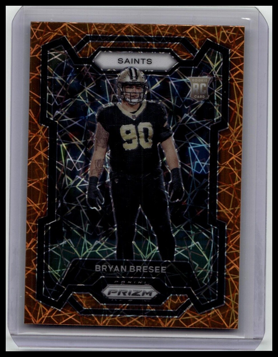 2023 Panini Prizm #372 Bryan Bresee Orange Ice Rookie Card