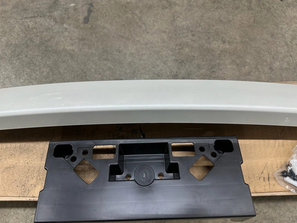 2007-2017 NISSAN 370Z FRONT BUMPER NOSE TRIM FINISH PANEL WHITE NEW F2070-1EA4A - Image 3 of 4