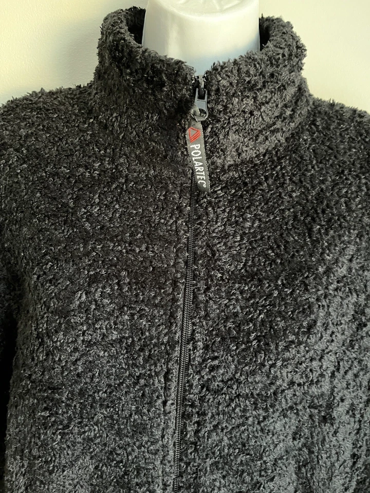 De colección. Chaqueta Suéter Avalanche Performance Polartec Mujer’s Oso de Peluche Negro Talla L Foto 2 de 4