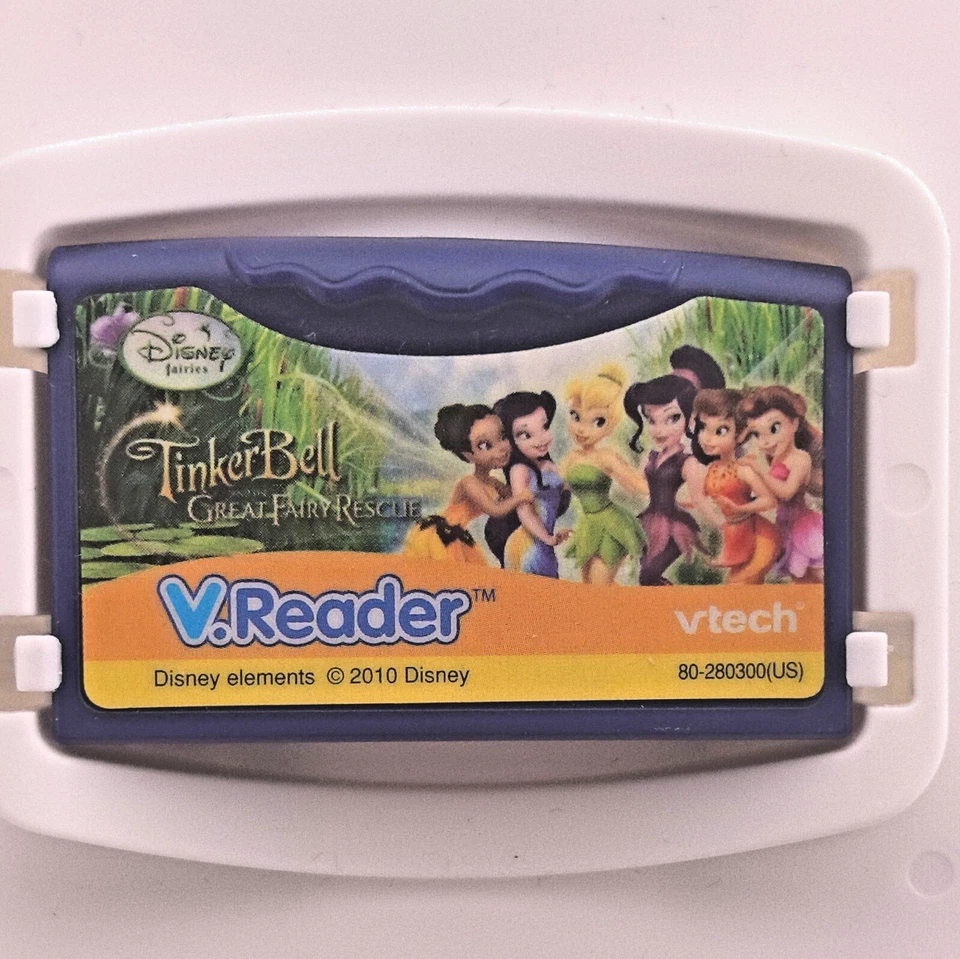 lot of 4 VTech v.reader cartridges: 2x Disney, Dora, Hello Kitty - tested good - Image 4 of 4