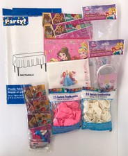 12pc Disney Princess Birthday Party Supplies 48 Balloons Table Covers Snack Boxs
