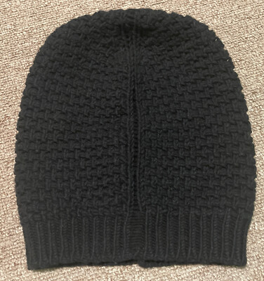 【送料&関税込】Rick Owens Wool Hat Rick Owens Mastodon F/W 16 Runway Black Winter Wool Knit