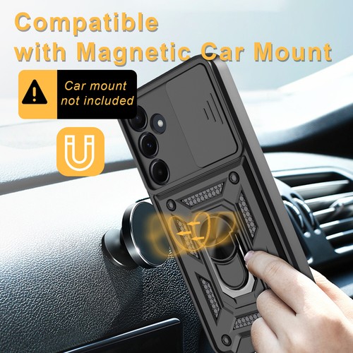 For Samsung Galaxy A35 Mag-Safe Case Stand Cover+Tempered Glass Screen Protector - Zdjęcie 32 z 83