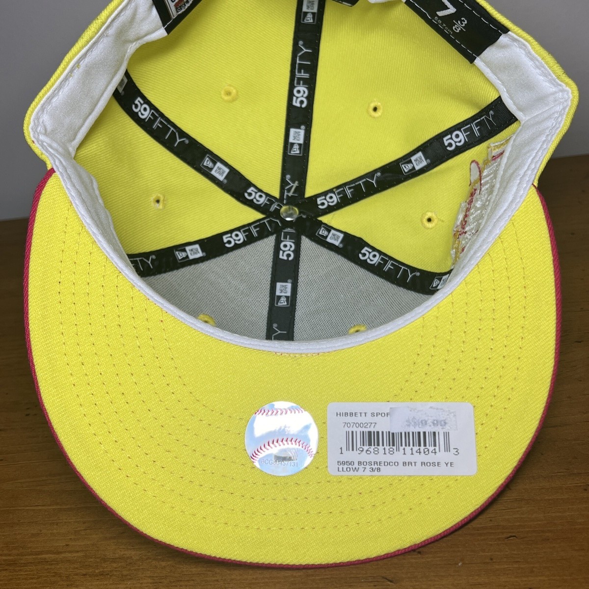 Boston Red Sox New Era 59Fifty Yellow Pink 1999 ASG Fitted