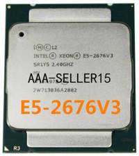 Intel Xeon E5-2676 V3 CPU 12 Core 2.4GHz 30MB SR1Y5 LGA2011-3 120W Processor