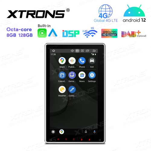 XTRONS 10,1" Drehbarer Android 14 Autoradio Doppel 2 Din 8G+128GB QLED GPS NAVI - Bild 18 von 24