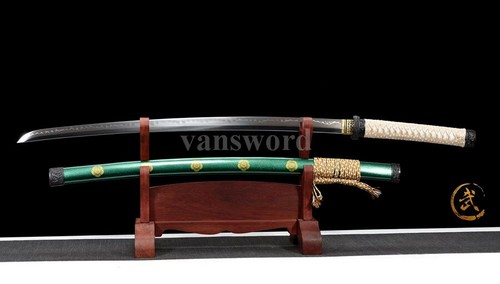 Japanese Katana T10 Steel Clay Tempered Tachi Samurai Sword Battle Ready Sharp. - Picture 2 of 10
