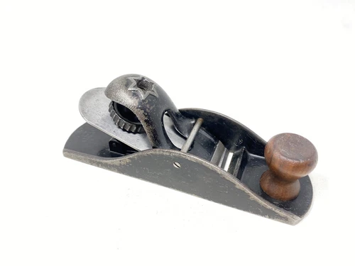 Vintage Stanley No. 120 Type 2 (1878-1887) Star Cap Block Plane Nice Condition!