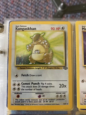 kangaskhan pokemon card ebay Amazon.com: Pokemon - Kangaskhan ex 115/165 - Pokemon 151 - Double Rare -  Holo Foil main image 1