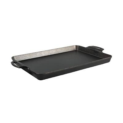 #ad #ad Lodge Cast Iron Baking Pan Dual Handles Seasoned 15.5 x 10.5 $59.98