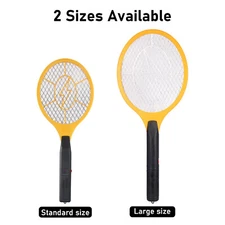 2 Pack Electric Mosquito Fly Swatter 3000V Bug Zapper Racket Pest Insect Killer