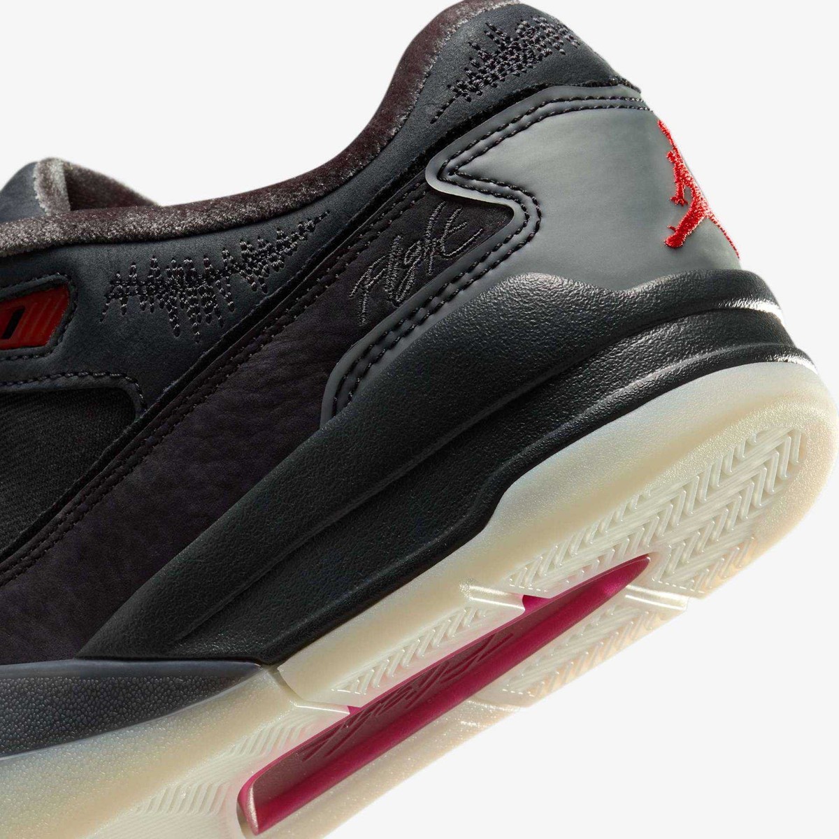 27 Who Decides War × Nike Women's Jordan Jordan Flight Court Who Decides War Bred (Women's) - HQ2958