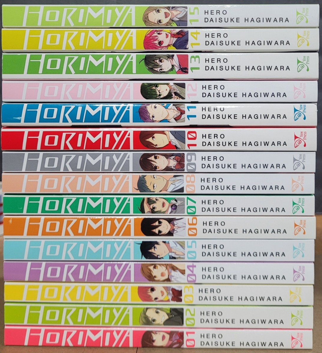 Horimiya English Manga Volumes 1-15 Graphic Novels books Brand New
