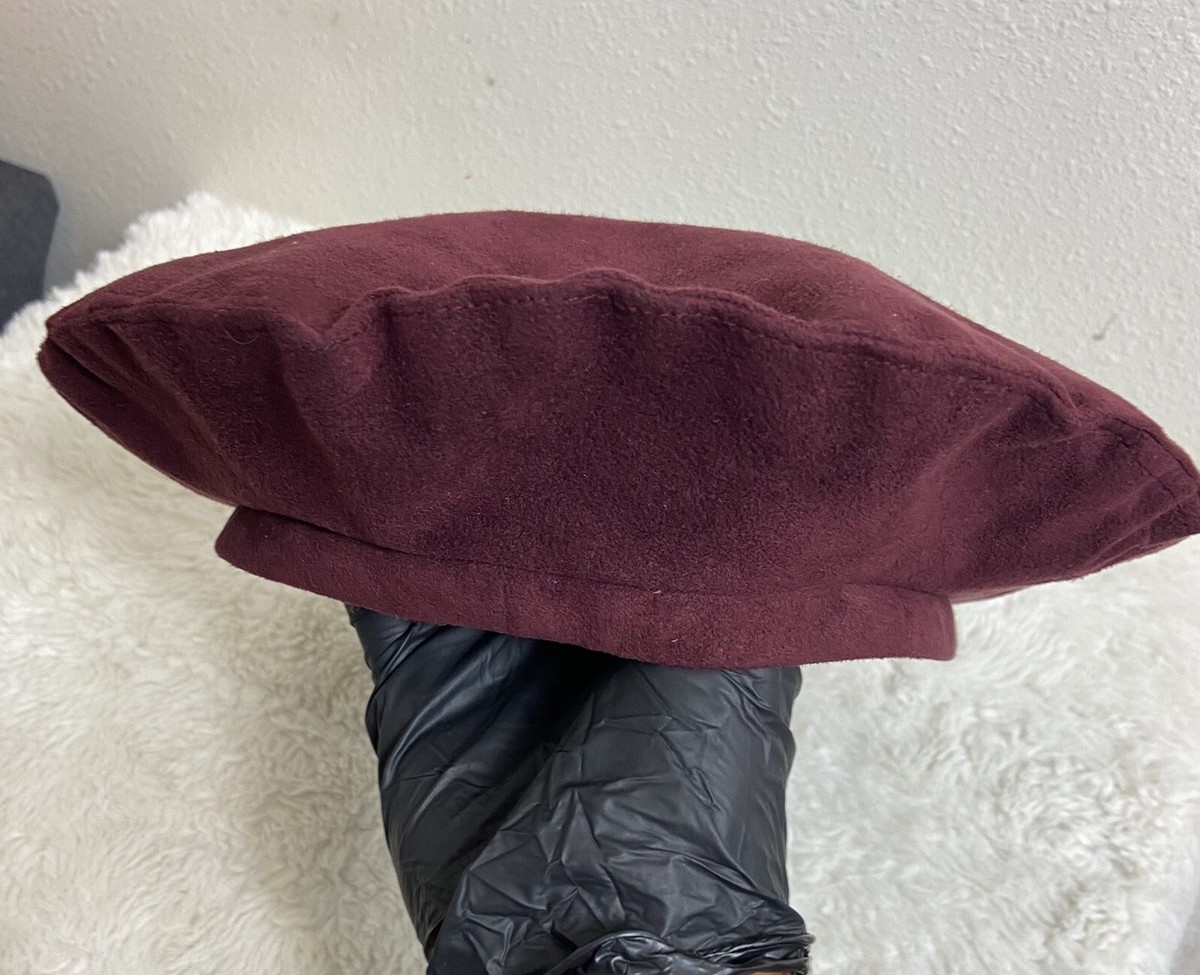 Vintage Arnold Scaasi Burgundy Wine Wool Felt Beret Hat Vintage Arnold Scaasi Burgundy Wine Wool Felt Beret Hat | eBay main image 2
