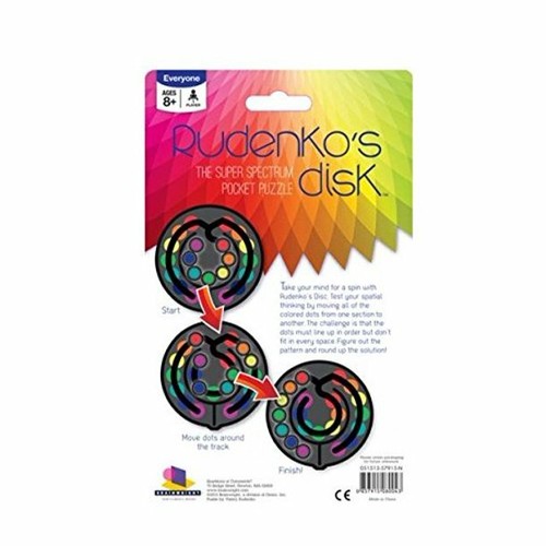 Nouveau Rudenko's Disk, The Super Spectrum Pocket Puzzle par Brainwright - Photo 3/3