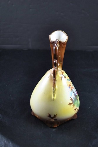 Vintage Hand Painted Porcelain Pitcher Stamped Made In Czechoslovakia 'A' Mark - Picture 8 of 12