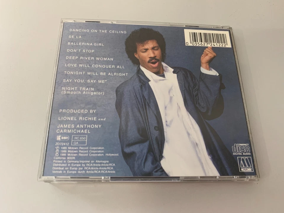Lionel Richie – Dancing On The Ceiling - CD Album © 1986 - Sela.. - Bild 3 von 3