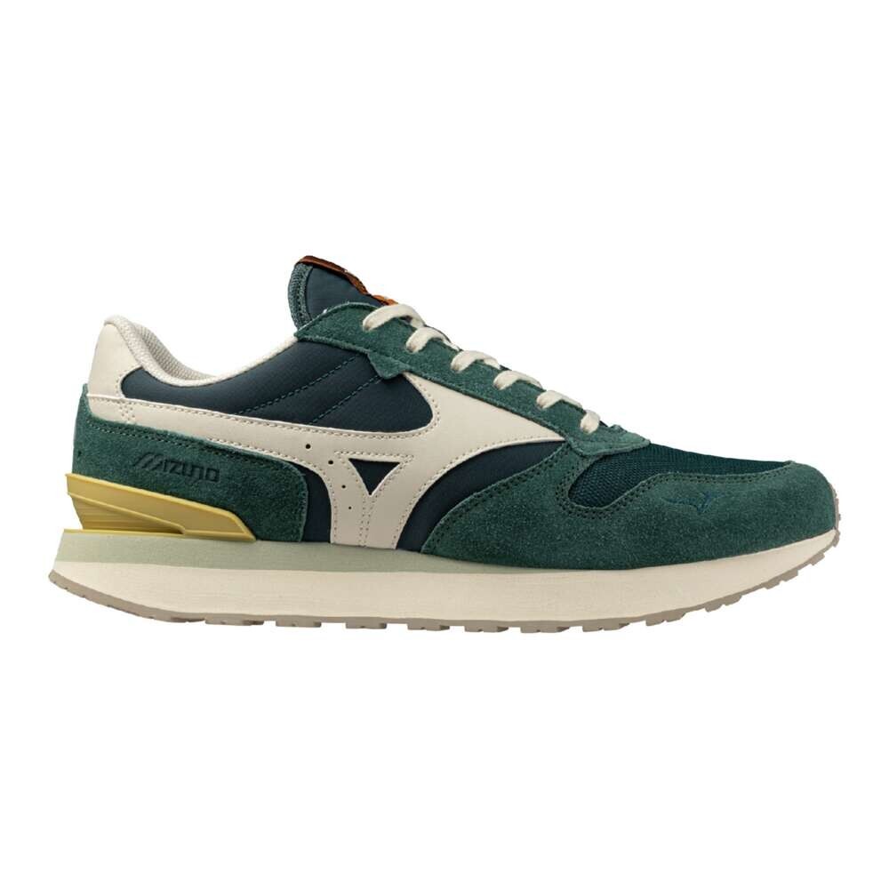 MIZUNO RB87 D1GA2352 13 Green Off-white Yellow Width 2E Lifestyle