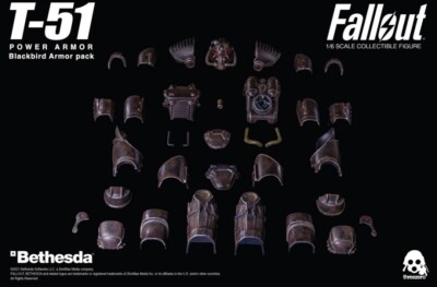 Threezero X Bethesda 1/6 Fallout T-51 Power Armor Blackbird Armor