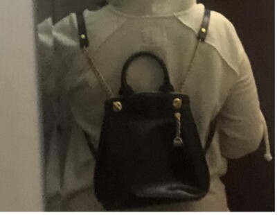 Italian Designer Fontanelli Brown Leather Backpack Purse | eBay display picture 3