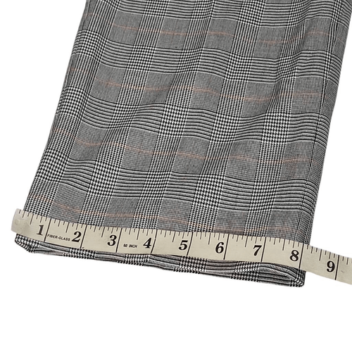 Talbots Petite Pants Womens Size 14P Plaid Hampshire Black White Ankle Pant NEW - Picture 8 of 9