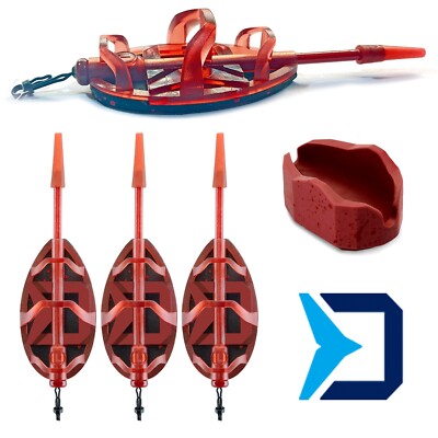 QUIX Method Feeder Set | 20g/30g/40g + Mulde / Form | Futterkorb Karpfen Brassen