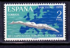 1970  ESPAGNE  TIMBRE Y & T  N° 1644  Neuf *  AVEC CHARNIÈRE