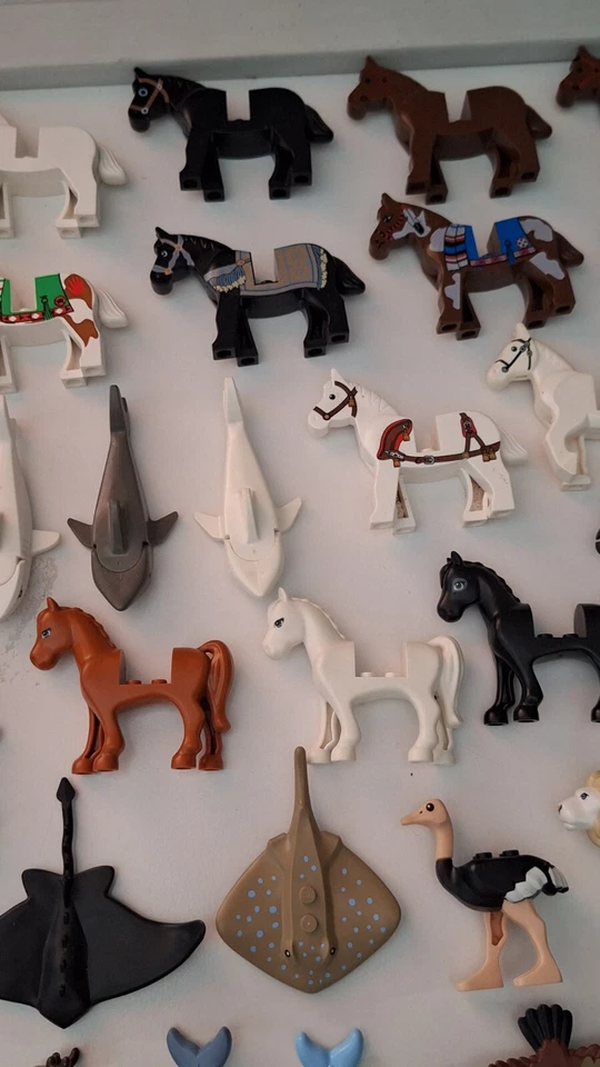 Heaps of Genuine Lego Animals inc Horses, fish, bears, crocodiles, cats, dogs ++ - image 3 of 4