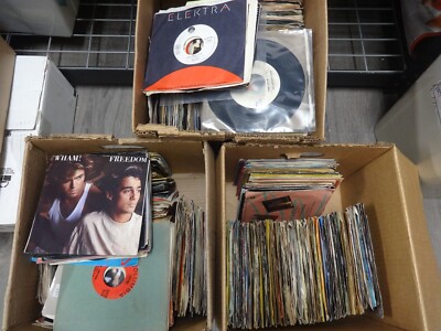 LARGE SELECTION Vintage Vinyl 45 Records U CHOOSE FROM DROP DOWN ALL Genres
