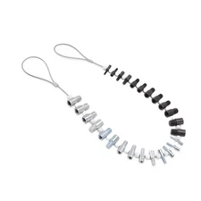 26Pcs Nut & Bolt Thread Checker Kit 14 Standard & 12 Metric Gauge Set