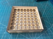 Paint Tray Holds 49 Army Painter/Vallejo Paints dropper Bottles.